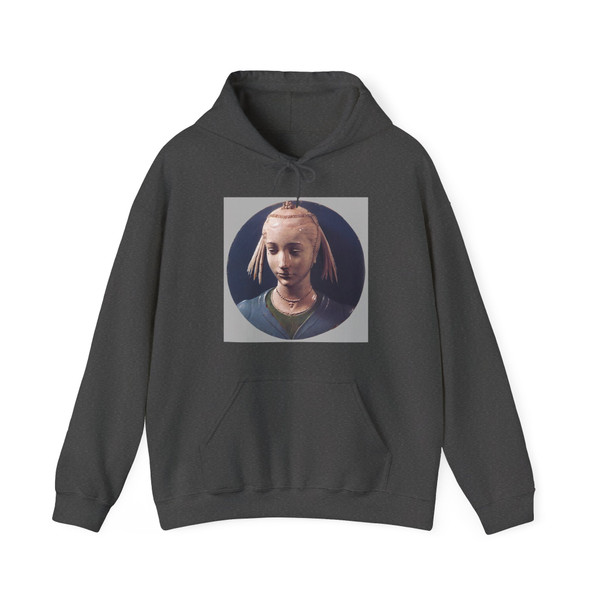 ROBBIA Luca della - Tondo Portrait of a Lady (Artwork) Hoodie