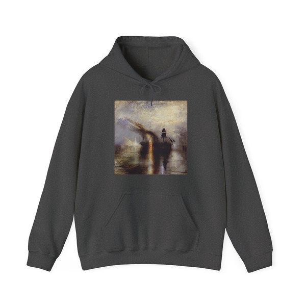 TURNER, Joseph Mallord William - Peace - Burial at Sea (Artwork) Hoodie