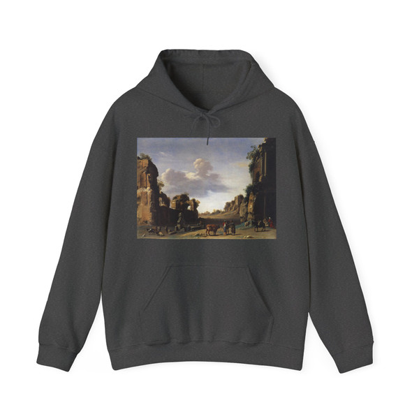 POELENBURGH, Cornelis van - View of the Campo Vaccino (Artwork) Hoodie