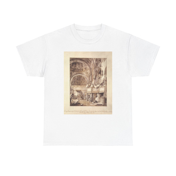 CANALETTO - the Crossing and North Transept, with Musicians Singing (Artwork) T-Shirt