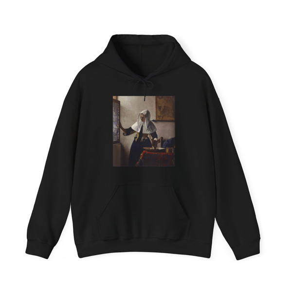 VERMEER, Johannes - Young Woman with a Water Jug (Artwork) Hoodie