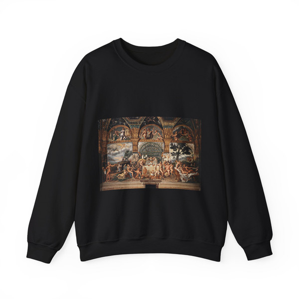 GIULIO Romano - Banquet of Cupid and Psyche (Artwork) Crewneck Sweatshirt