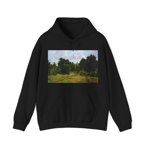 SHISKIN, Ivan Ivanovich - Edge of deciduous forest 1895 (Artwork) Hoodie