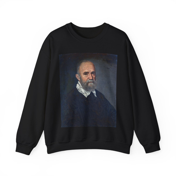 BASSANO, Leandro - Portrait of a Bearded Man (Artwork) Crewneck Sweatshirt
