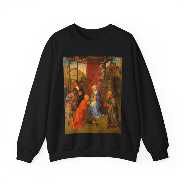GOES, Hugo van der - Follower of 2 (Artwork) Crewneck Sweatshirt