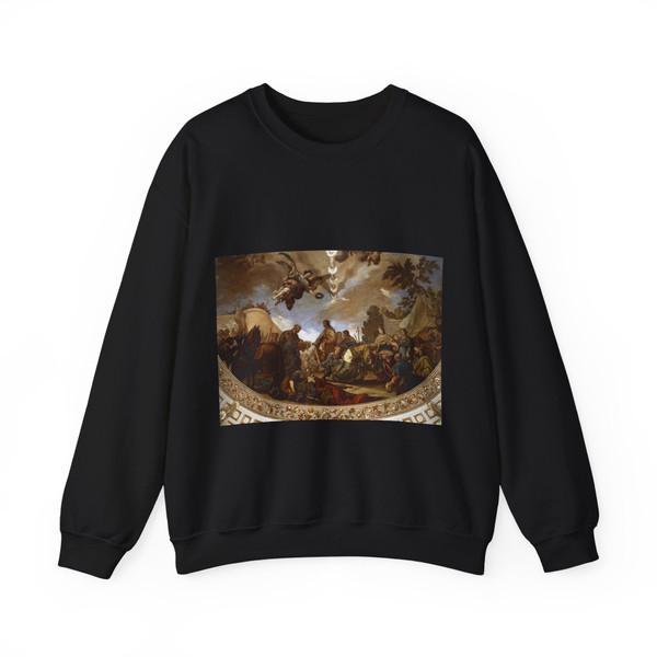 BAYEU Y SUBIAS, Francisco - Ceiling fresco (detail) (Artwork) Crewneck Sweatshirt