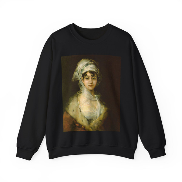 GOYA Y LUCIENTES, Francisco de - Antonia Zarate (Artwork) Crewneck Sweatshirt