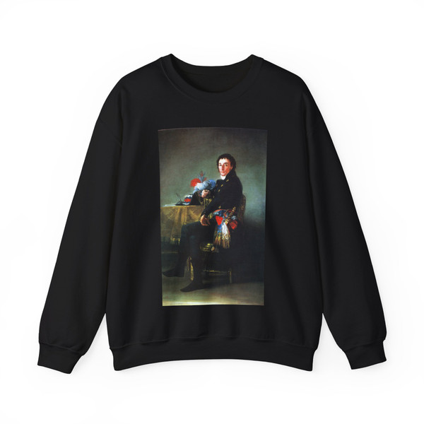 GOYA Y LUCIENTES, Francisco de - Ferdinand Guillemardet (Artwork) Crewneck Sweatshirt
