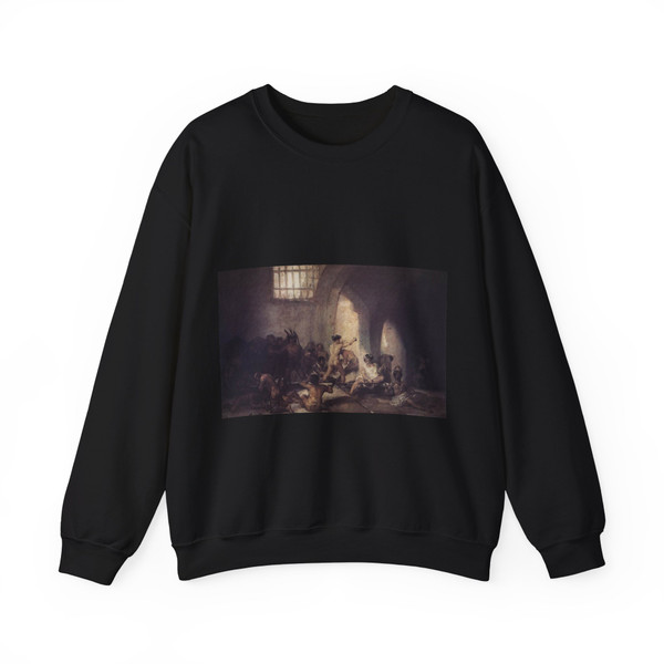 GOYA Y LUCIENTES, Francisco de - The Madhouse (Artwork) Crewneck Sweatshirt