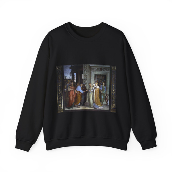 BECCAFUMI, Domenico - The Betrothal of the Virgin (Artwork) Crewneck Sweatshirt