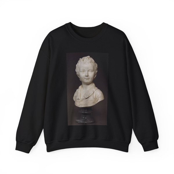 HOUDON, Jean-Antoine - Bust of Alexandre Brongniart (Artwork) Crewneck Sweatshirt