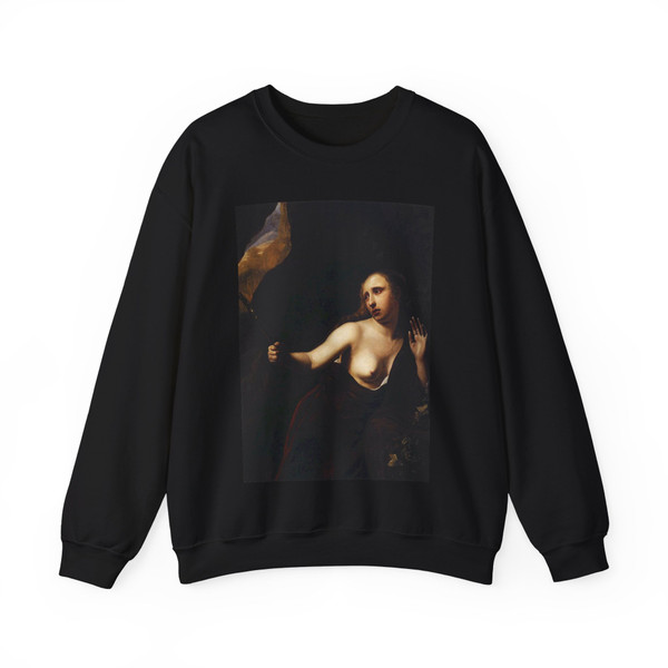 BLEKER, Dirck Gerritsz - The Penitent Mary Magdalen (Artwork) Crewneck Sweatshirt