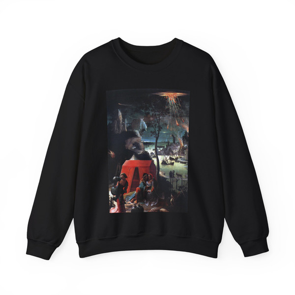LEYDEN, Lucas van - Lot and his Daughters (Artwork) Crewneck Sweatshirt