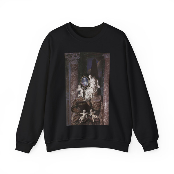 BRACCI, Pietro - Tomb of Maria Clementina Sobieski (Artwork) Crewneck Sweatshirt