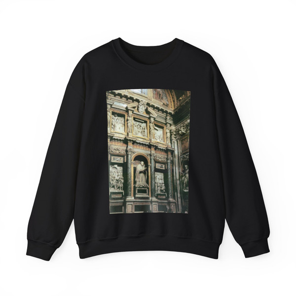 PONZIO, Flaminio - Monument to Pope Paul V (Artwork) Crewneck Sweatshirt