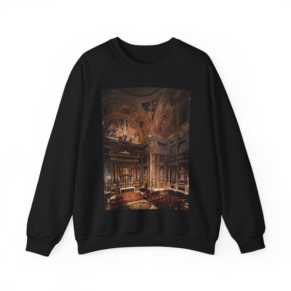 PONZIO, Flaminio - View of the Pauline Chapel (Artwork) Crewneck Sweatshirt