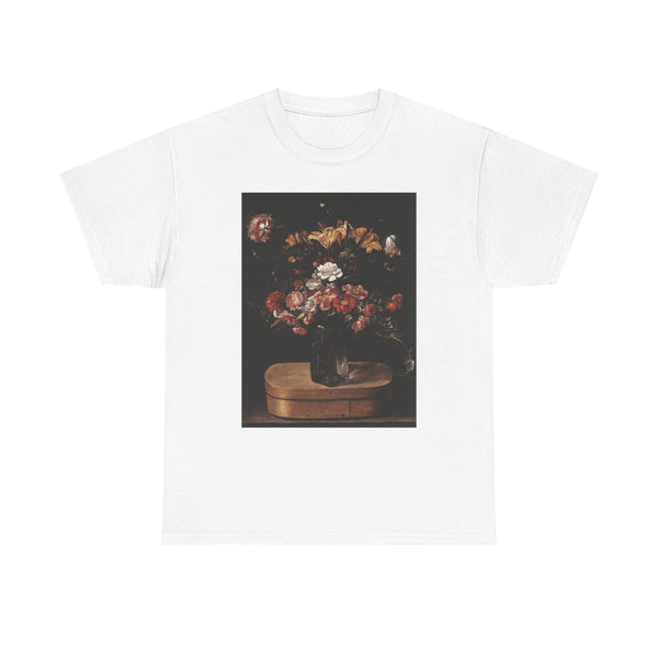 LINARD, Jacques - Bouquet on Wooden Box (Artwork) T-Shirt