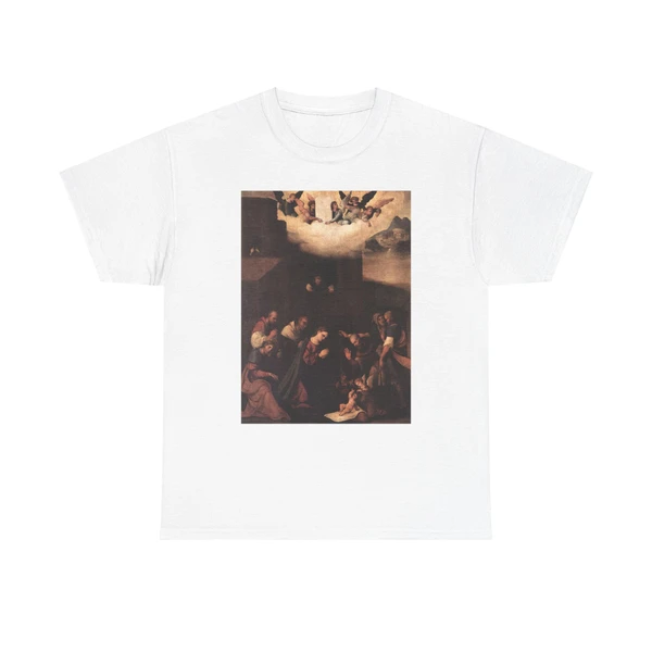 MAZZOLINO, Ludovico - Adoration of the Shepherds (Artwork) T-Shirt
