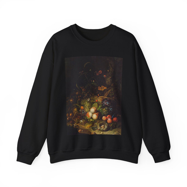 RUYSCH, Rachel - Flowers, Fruit, and Insects (Artwork) Crewneck Sweatshirt