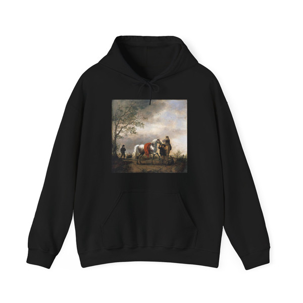 WOUWERMAN, Philips - Cavalier Holding a Dappled Grey Horse (Artwork) Hoodie