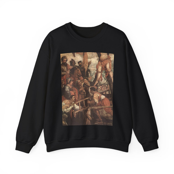 ROELAS, Juan de las - The Martyrdom of St Andrew (Artwork) Crewneck Sweatshirt