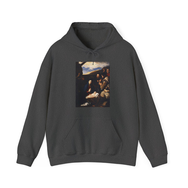 RIBERA, Jusepe de - Adoration of the Shepherds (Artwork) Hoodie