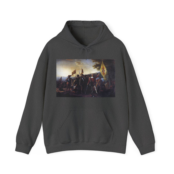 VANDERLYN, John - Columbus Landing at Guanahani, 1492 (Artwork) Hoodie