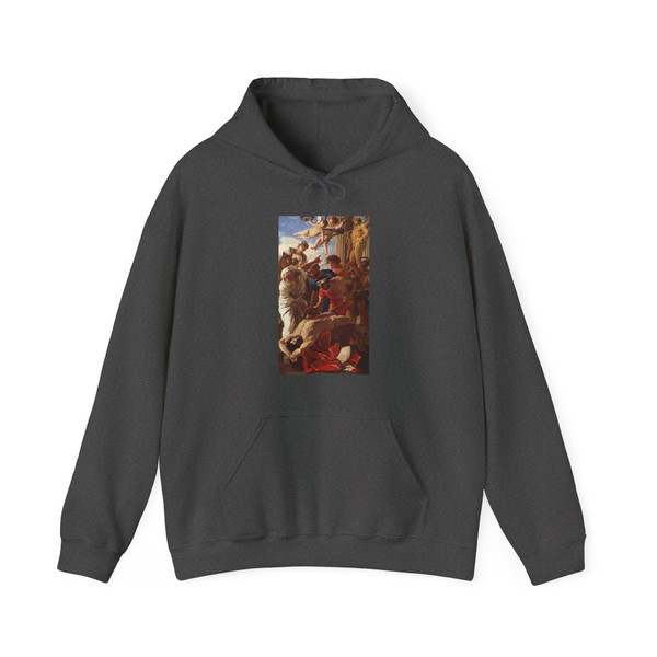 POUSSIN, Nicolas - The Martyrdom of St Erasmus (Artwork) Hoodie