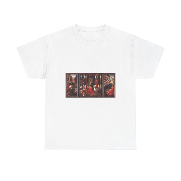 MEMLING, Hans -middle- St John Altarpiece (Artwork) T-Shirt