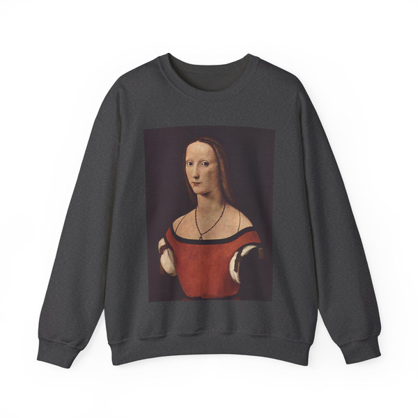 COSTA, Lorenzo - Portrait of a Woman (Artwork) Crewneck Sweatshirt