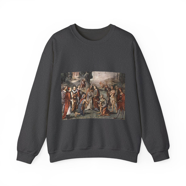 COSTA, Lorenzo - St Cecily's Charity (Artwork) Crewneck Sweatshirt