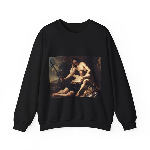 COUWENBERGH, Christiaen van - Venus and Adonis (Artwork) Crewneck Sweatshirt