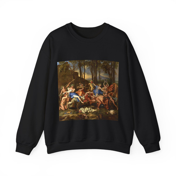 POUSSIN, Nicolas - The Triumph of Pan (Artwork) Crewneck Sweatshirt