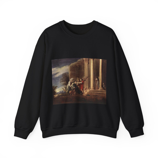 FETI, Domenico - Tobias Healing his Father (Artwork) Crewneck Sweatshirt