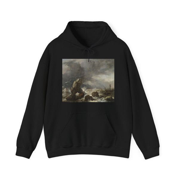 WOUWERMAN, Philips - Ships Foundering in Stormy Seas (Artwork) Hoodie