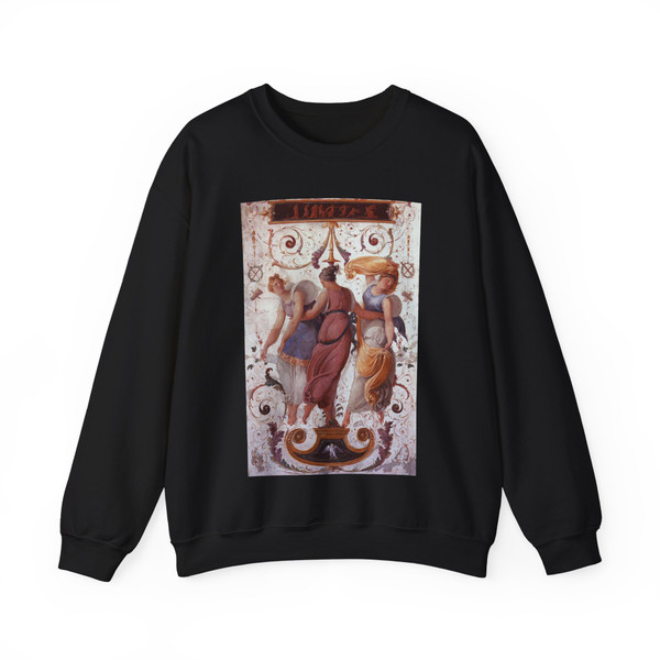 HAYEZ, Francesco - Wall Decoration (detail)2 (Artwork) Crewneck Sweatshirt