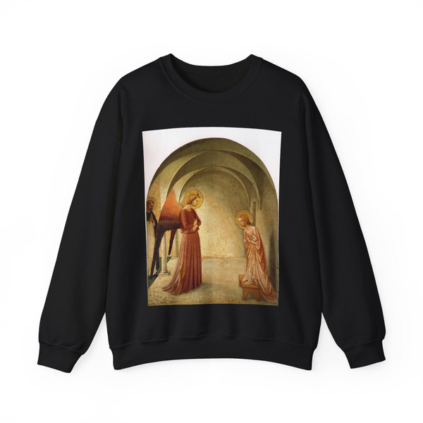 ANGELICO, Fra - upper floor cells - Annunciation (Artwork) Crewneck Sweatshirt