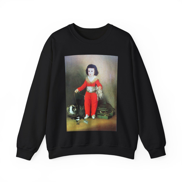 GOYA Y LUCIENTES, Francisco de - prins (Artwork) Crewneck Sweatshirt