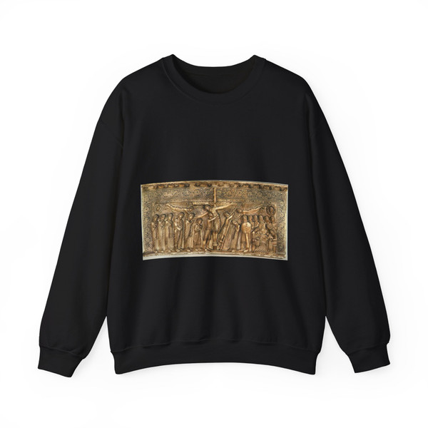 ANTELAMI, Benedetto - Deposition from the Cross (Artwork) Crewneck Sweatshirt