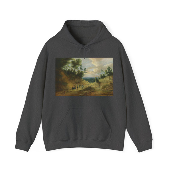 UDEN, Lucas van - Wooded Dune Landscape (Artwork) Hoodie