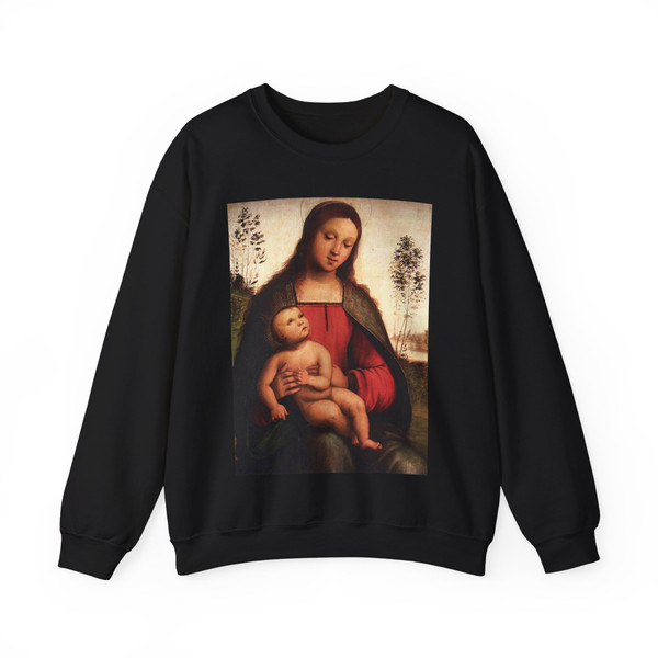 COSTA, Lorenzo - Virgin and Child (Artwork) Crewneck Sweatshirt