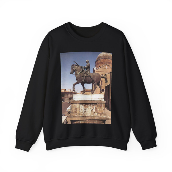 DONATELLO - Equestrian Statue of Gattamelata2 (Artwork) Crewneck Sweatshirt
