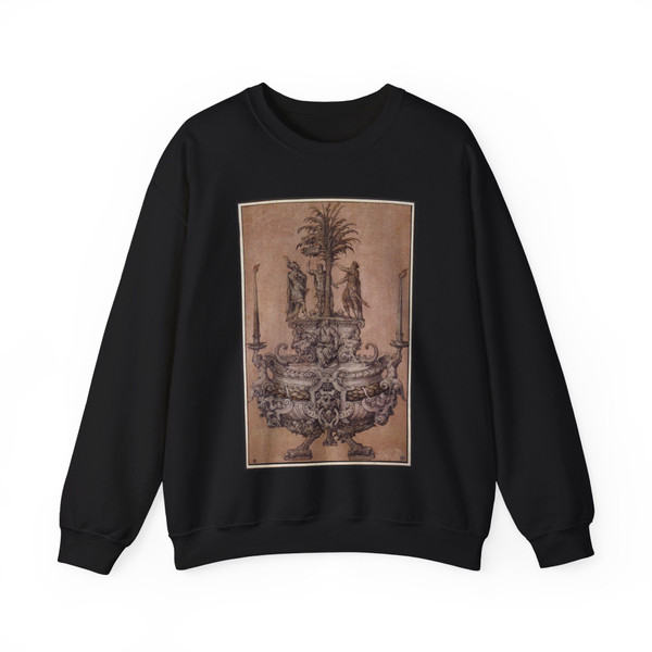 COUSIN, Jean the Elder - Vessel (Artwork) Crewneck Sweatshirt