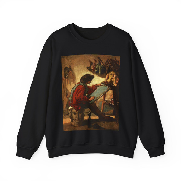 COUTURE, Thomas - The Realist study (Artwork) Crewneck Sweatshirt