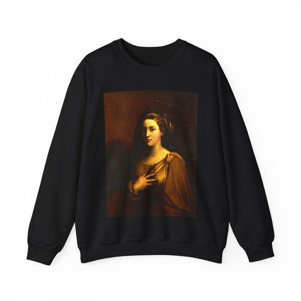 DOSSI, Dosso - A Female Saint (Artwork) Crewneck Sweatshirt