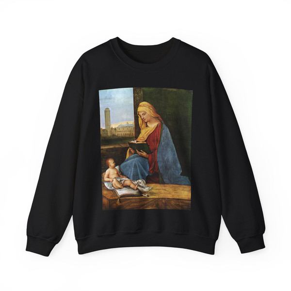 GIORGIONE -religion- The Reading Madonna (Artwork) Crewneck Sweatshirt