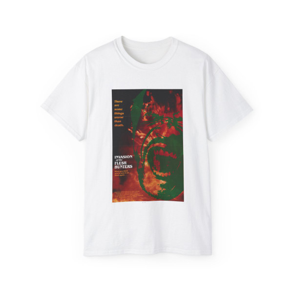 INVASION OF THE FLESH HUNTERS (2) 1980 Movie Poster - T-Shirt