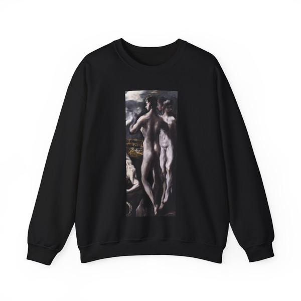 GRECO, El -1610s- Laokoon (detail) (Artwork) Crewneck Sweatshirt