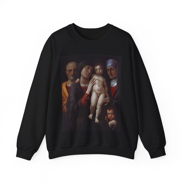 MANTEGNA, Andrea - The Holy Family (Artwork) Crewneck Sweatshirt