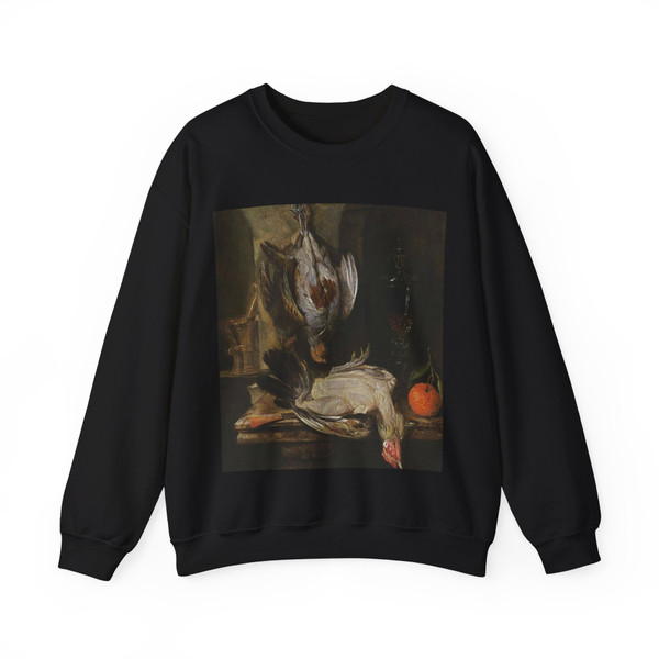 BEYEREN, Abraham van - Still-Life (Artwork) Crewneck Sweatshirt